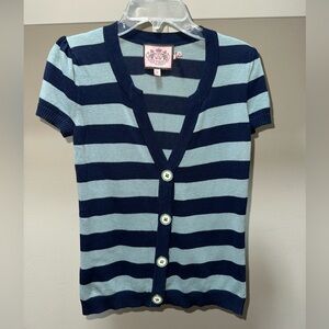 Juicy Couture - Puff Short Sleeve Button up Cardigan- Size Petite (XS)